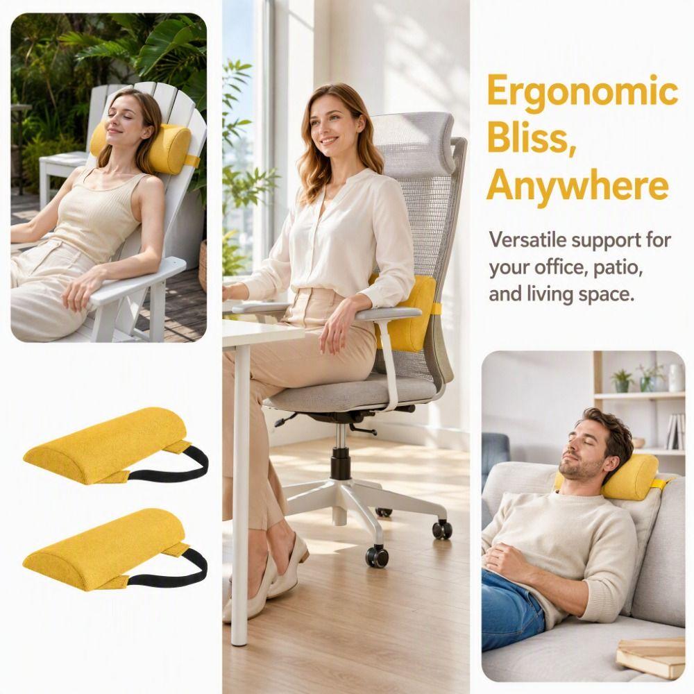 Space-saving Beach Chair Pillow Cotton Fabric Folding Recliner Cushion Patio Lounge Chair