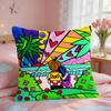 BBritto Art Design Abstract Cushion Cover Square Short Plush Pillow Case Living Room Sofa Home Decor Funda X
