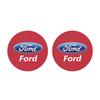 2Pcs Car Coaster Suede Mat Water Cup Anti-slip Pad Auto Interior For Ford Focus Fiesta Puma Ranger Kuga MK7 MAX F150 Mondeo