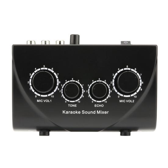 Pro Portable Mini Sound Karaoke Echo Digital Audio Mixer System Machine