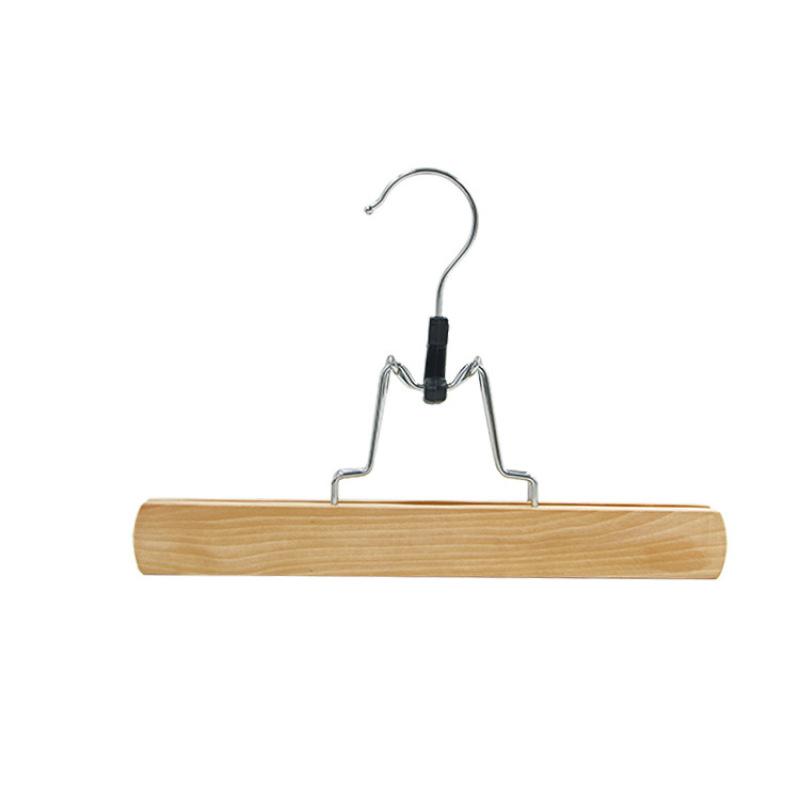 Adjustable Wooden Hanger for Wigs & Hanfu Dresses, Skirt Pants Hanger JK Uniform & Pleated Skirts, Multi-Punctional Foldable Storage Organizer