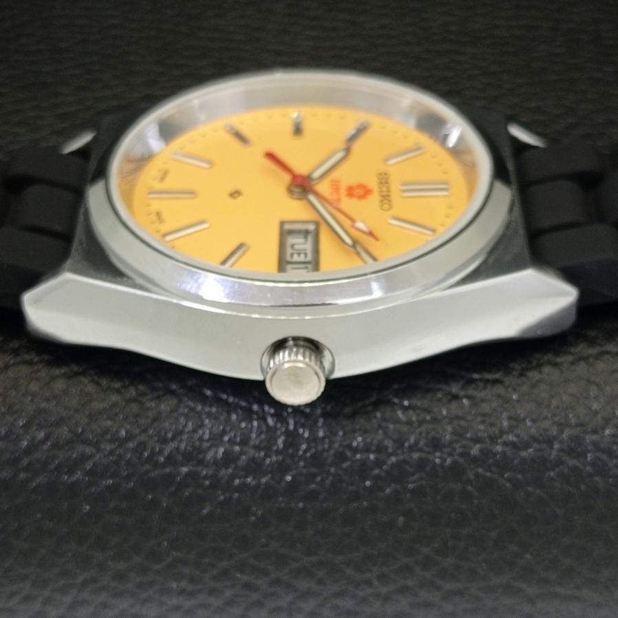 REFURBISHED JAPAN 6309A SEIKO EXPO 70 AUTOMATIC MENS CREAM DIAL WATCH A427223-2 QRL-a427223