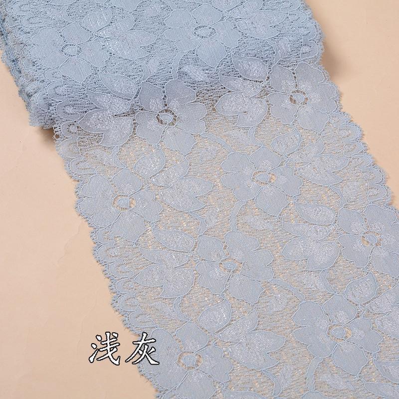 1 yard elastická krajková lemovací stuha pro šití Spandex Nylon 16cm Pletené doplňky Sukně Spodní prádlo Oblečení Doplňky