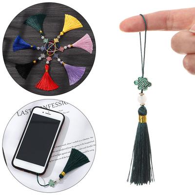 Crafts Element Chinese Style Clothing Accessories New Year Tassel Phone Case Pendant Knot Tassel