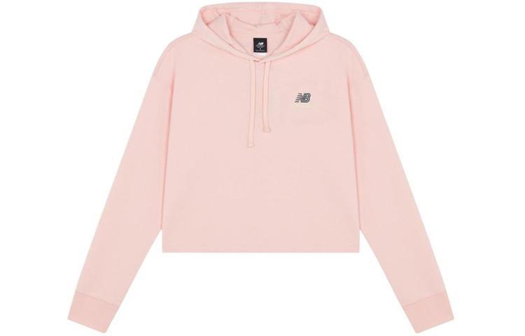 New Balance Sweatshirts Unisex Pink Hooded Moderate Regular UT21502-PIE U3