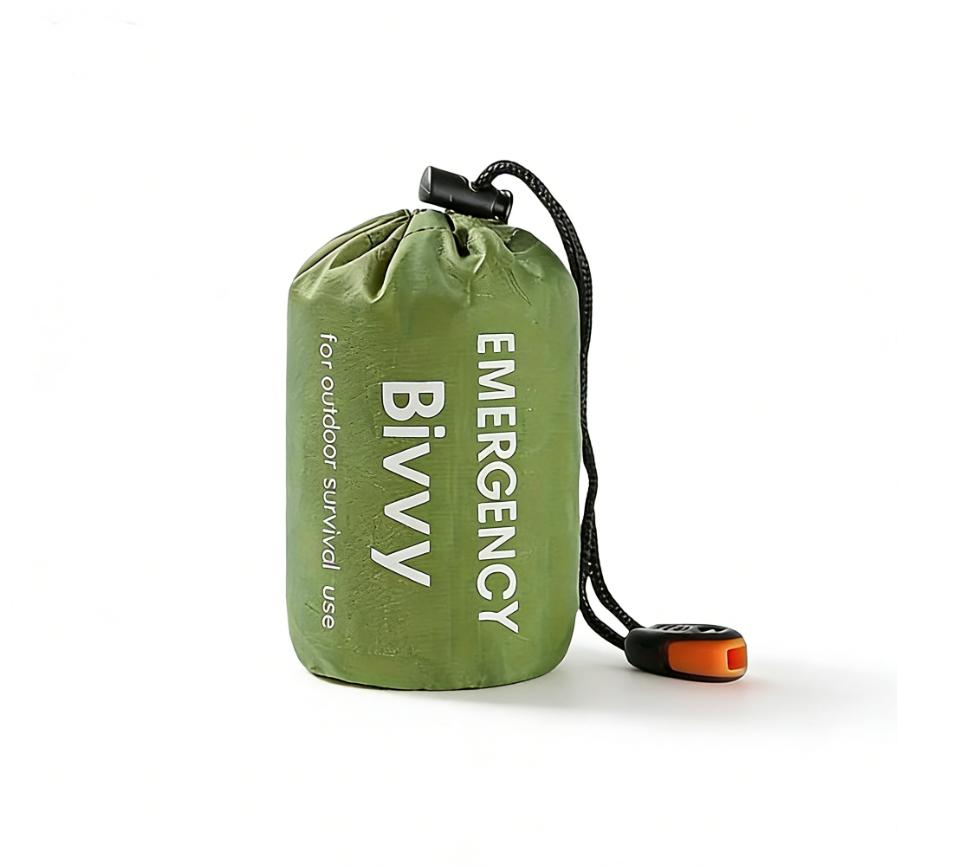 Portable Outdoor Disaster Relief Sleeping Bag Camping Sleeping Bag Warm First Aid Blanket Single-layer Aluminum Foil