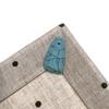 2 Pcs Reiki Healing Natural Stone Trapezoid Faceted Pendants 12x22mm, Drilled Gemstone Charms for DIY Necklace Jewelry Making Supplies