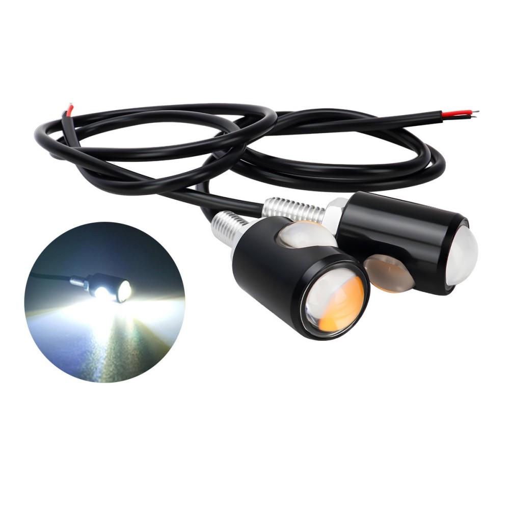 Night Rides Outdoor Use LED Blinker Light Aluminum Alloy Motorcycle Lights Car Fog Lamp Aluminum Alloy Construction