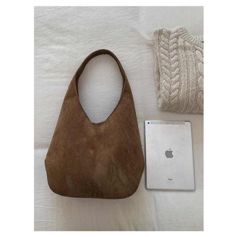 Underarm Bag: Fashionable Korean Retro Casual Large-capacity Single-shoulder Tote Bag