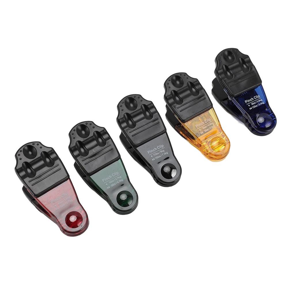 5 stk Gradert Klypeøvelse Sterk Magnetisk Plast Fingerstyrker Klype Styrketrener for Kondisjonering