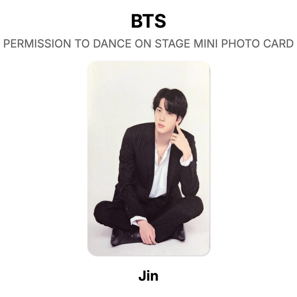 BTS PERMISSÃO PARA DANÇAR NO PALCO MINI CARTÃO FOTOGRÁFICO Fotocarteira Oficial