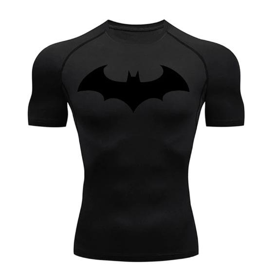 2023 Men's Quick-Dry Sport T-Shirt: Breathable, Sweat-Wicking, Elastic, Tight-Fit for Running & Gym