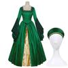Princess Tudor Dynasty Cosplay Dress Renaissance Women Costume Polyester Fabric