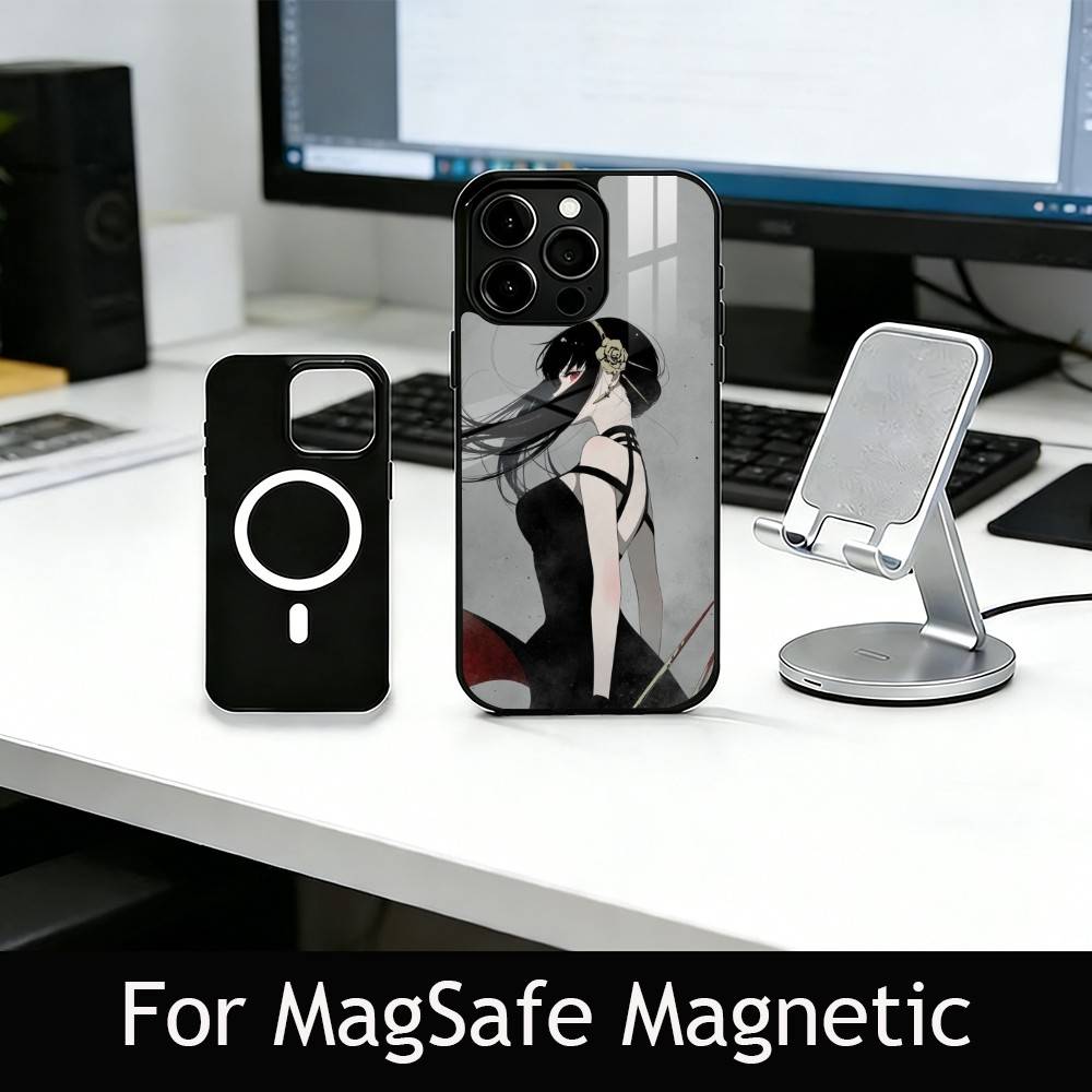 Y-Yor Forger-Spy-Family Phone Case For iPhone17,16,15,14,13,12,11 Plus,Pro Magnetic with Magsafe Wireless Charging