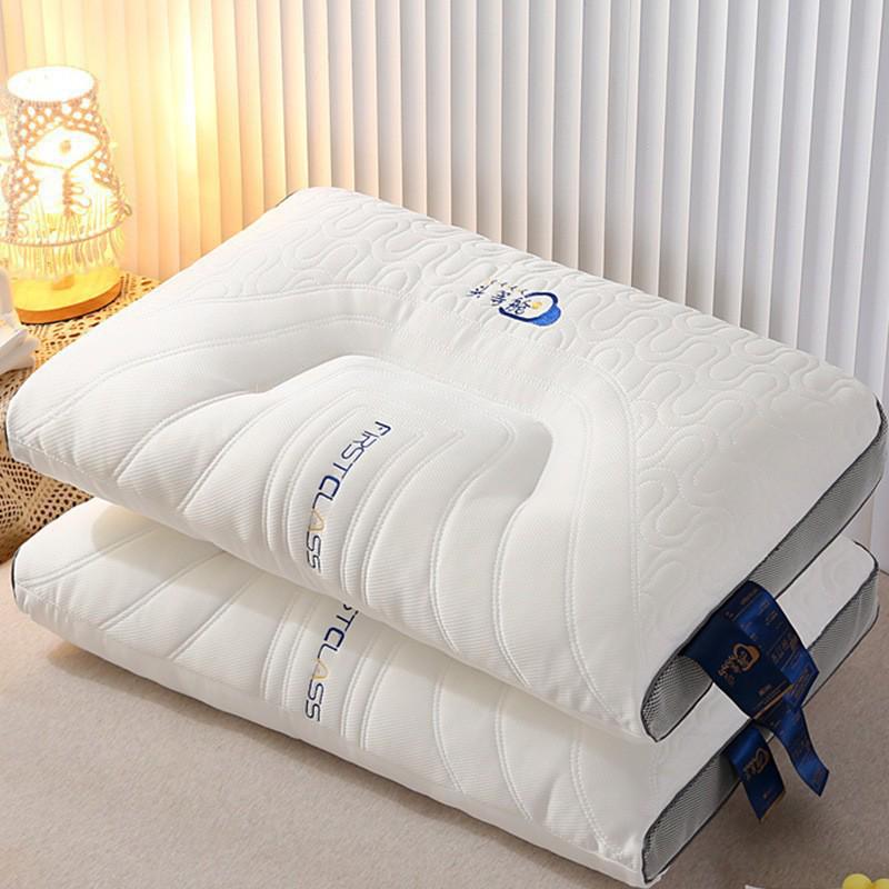 

Space Capsule Neck Support Latex Pillow - Home, Hotel & Dorm Use 48*74cm Low Pillow 800g