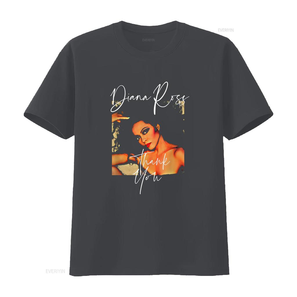 Diana Ross T Shirt arT Thank You new HOT best vintage Washed Unisex Stretched Top For Everyday Wear Breathable Casual Soft