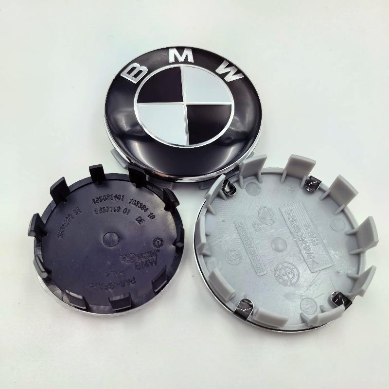 Tappi Centrali per Cerchi BMW 56/68mm Compatibili con E46 E39 E60 E90 E53 E36 E30 E87 F10 F20 F30 X1 X3 X5 X6 X7 Accessori Auto