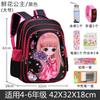 New primary school schoolbag cartoon cute princess series children's schoolbag burden reduction backpack