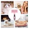Dog Brush - Cat Massage Comb with Ergonomic Handle, Multifunctional Pet Grooming Tool for Long-Haired Dogs, Pink
