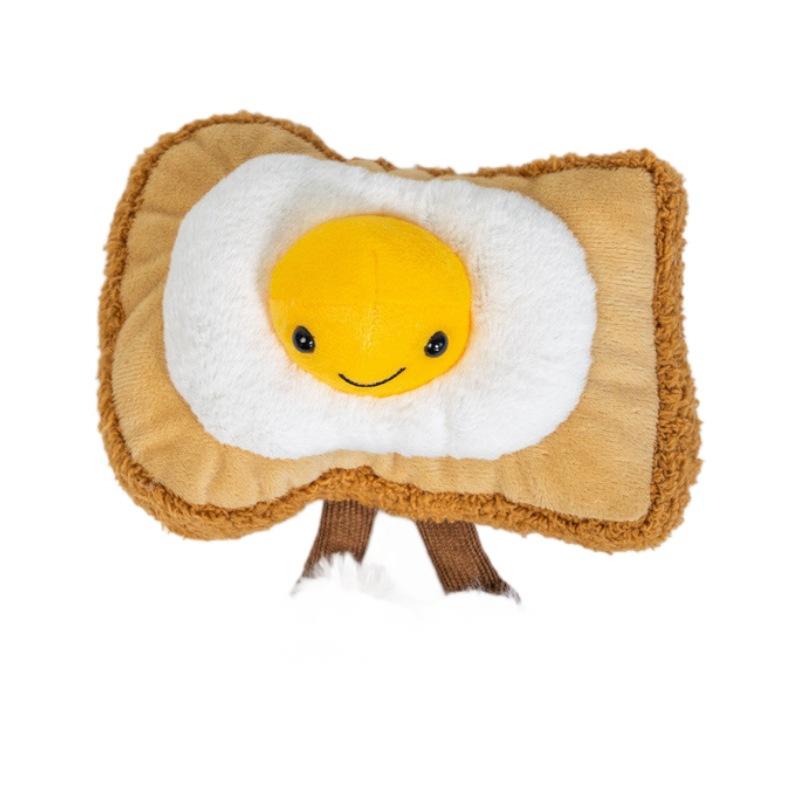 New Children's Toy Toast Bread Cloud Boiled Egg Fashionable Cute Plush Doll