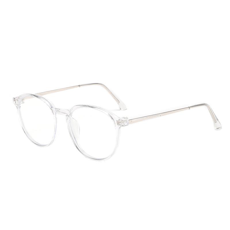 

Оправа для очков без защиты от синего света, однотонная белая, ультралегкая, женская, высокая четкость, защита глаз, классическая, ретро, милая овальная оправа