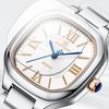 Naviforce Original Watch Women Waterpoof Stainless Steel Square Wristwatch Casual Elegant Ladies Watch Roman Numerals Dial NF5042
