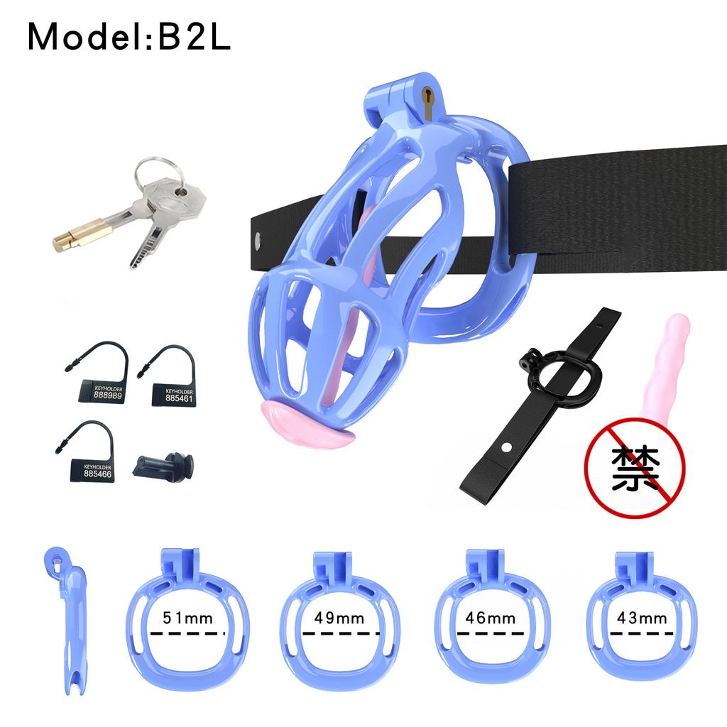 New Chastity Cage Male Device Kit Sex Toys For Men Gay Couples Mamba Cock Lock Penis Ring Bdsm Bondage Adult Games Sex Shop 18+