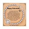 2026 Graduation Gifts for Her Him Sister - Stainless Steel Compass Beaded Bracelets for High School/College/Middle School Grads