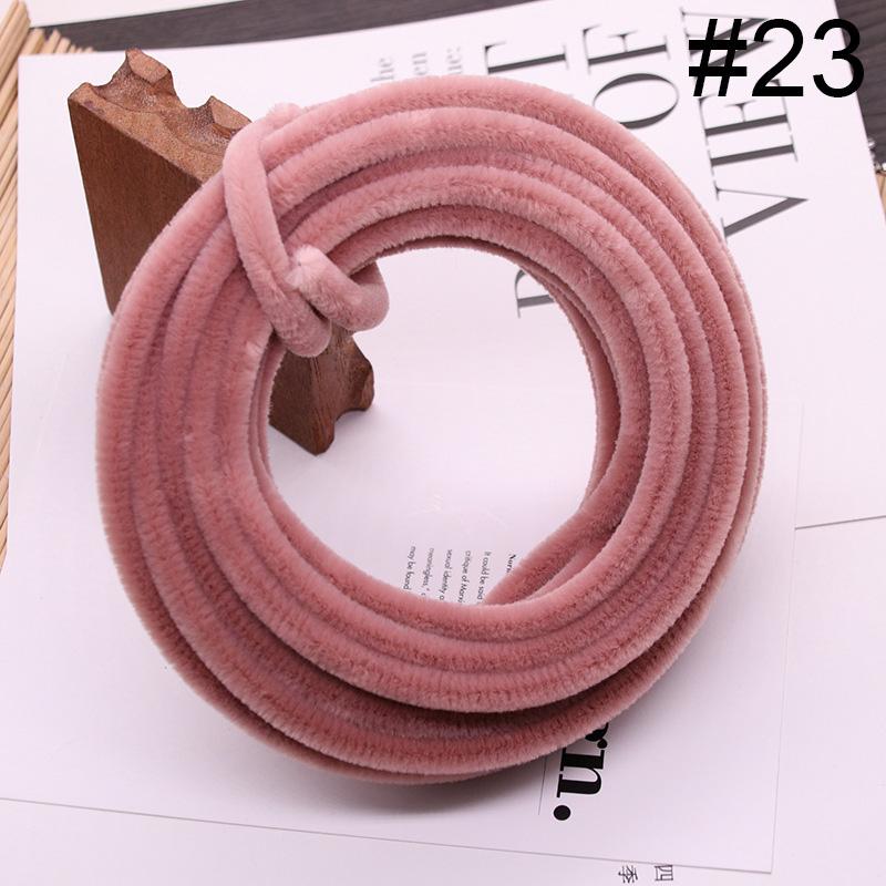 DIY Velvet Stick Flexible Handmade Twist for Hairpins Flowers Toys Wire Supplies