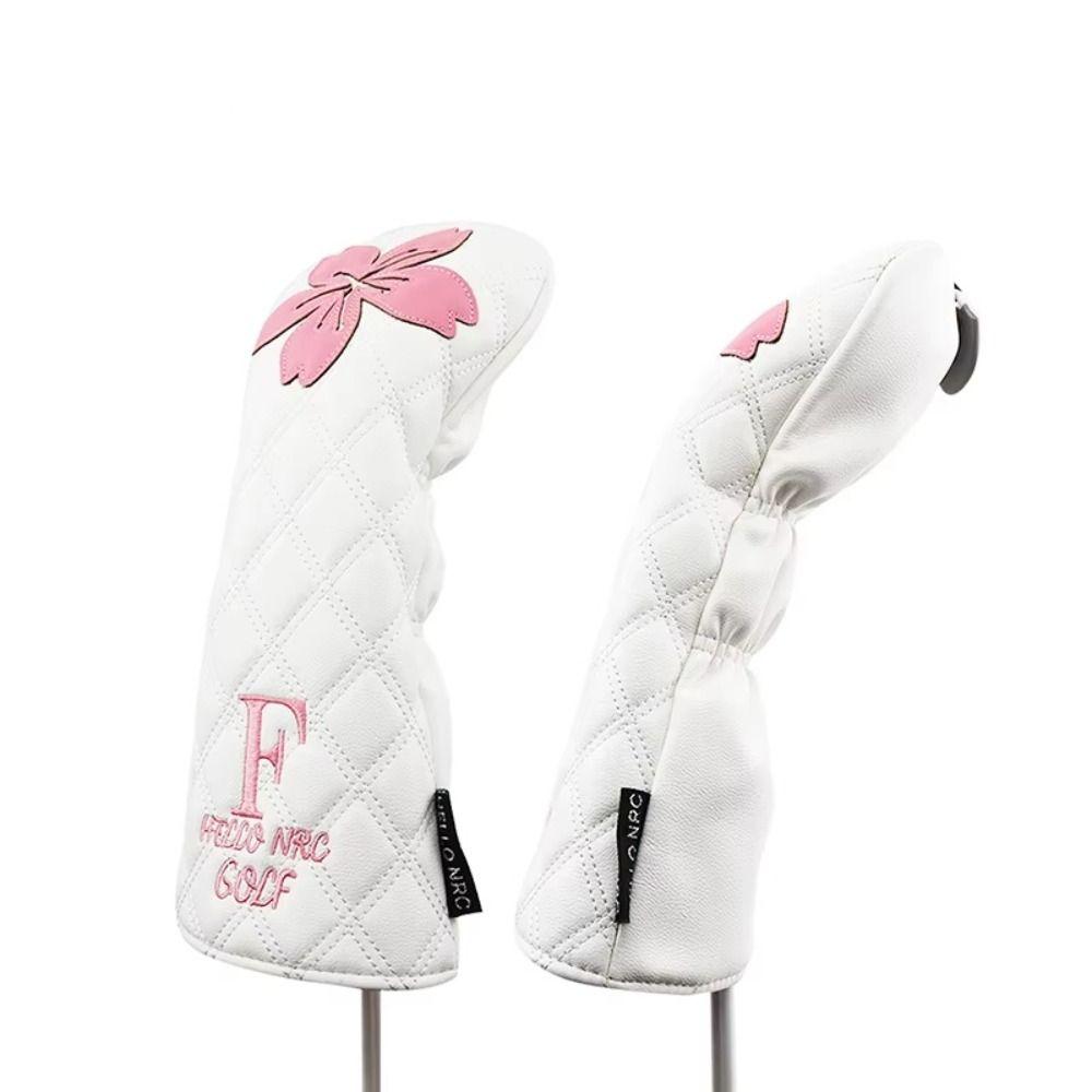 Soft And Durable Golf Club Protector PU Leather Wood Headcover Golf Head Cover  Driver Fairway