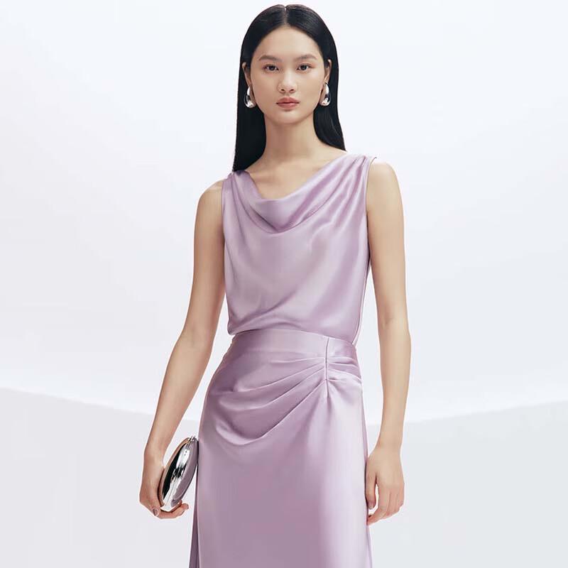 JESSIE Elegant V-Neck Acetate Top XL