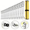 1pc 180° Flex-Head Ratcheting Wrench