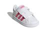 Adidas Neo GRAND COURT Cushioning Low top Skateboard Shoes White Pink Infant And Toddler EG3815