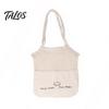 Canvas Shopping Bag, Mesh Splicing Large Capacity Tote Bag, Reusable Washable Canvas Grocery Bag, for Shopping And Daily Use