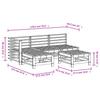 Vidaxl 5-Piece Garden Furniture Set, Solid Douglas Fir Wood