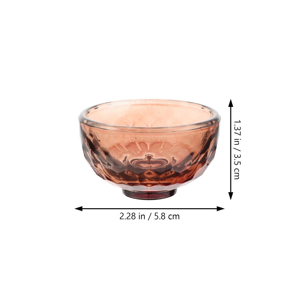 4pcs Crystal Water Bowl Artificial Crystal Offering Cup For Buddha Home Decor Yoga Meditation Bowl Tibetan Supply