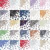 50Pcs/Lot 10×8mm Crystal Beads Transparent Colorful Butterfly Shape Hole Size 1.2mm Loose Beads Diy Jewelry Bracelet Necklace