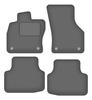 Veloursgraphit-Autofußmatten für: Skoda Octavia IV A7 Limousine, Kombi, Variant, Liftback (2020-)