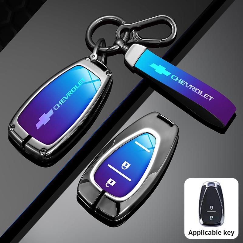 Zinc Alloy Car Flip Key Case Cover Shell Bag For Chevrolet Cruze Aveo Trax Sail Malibu Captiva Prism Spark Protector Accessories