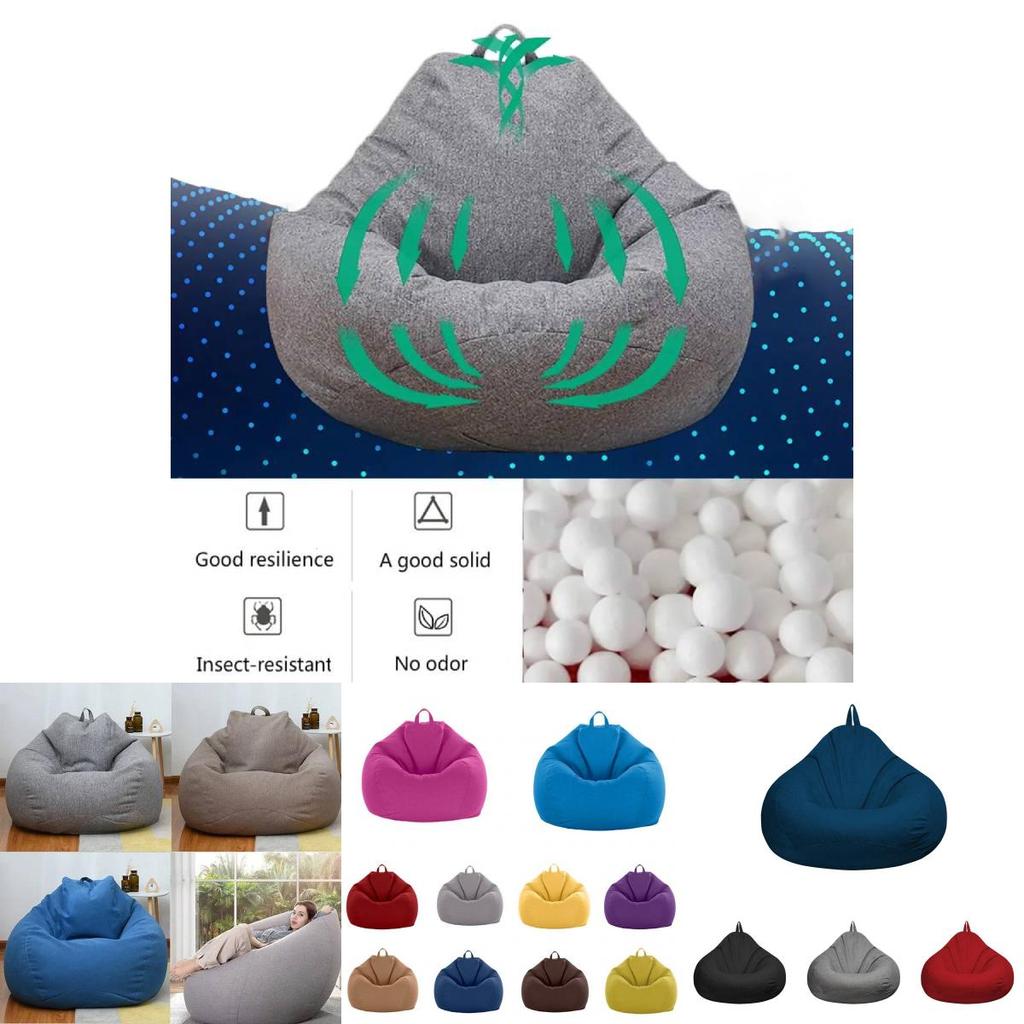 Comfortable Bean Bag Chair Cover For Adults And Kids Modern Minimalist Design