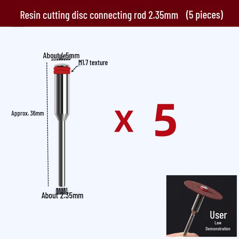 Small Resin Cutting Disc for Metal - Double Mesh Saw Blade & Mini Grinding Wheel