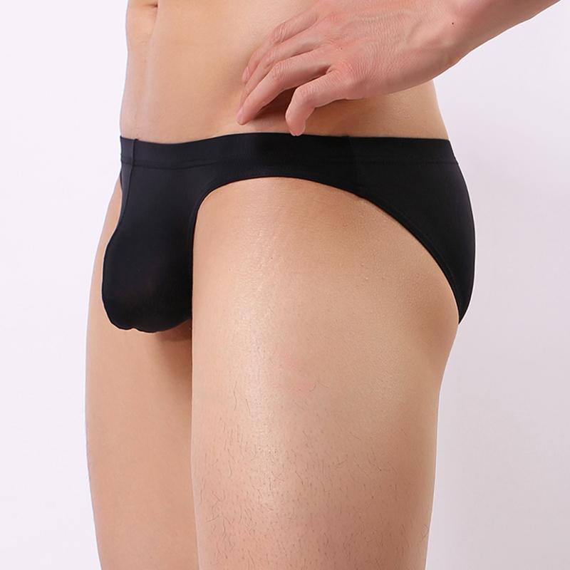 Summer Bulge Pouch Thongs Trunks Sexy-Low Rise Bikini Briefs Underwear For Mens