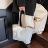 Spring and summer new textured tote bag women's commuter fashion casual shoulder bag handbag