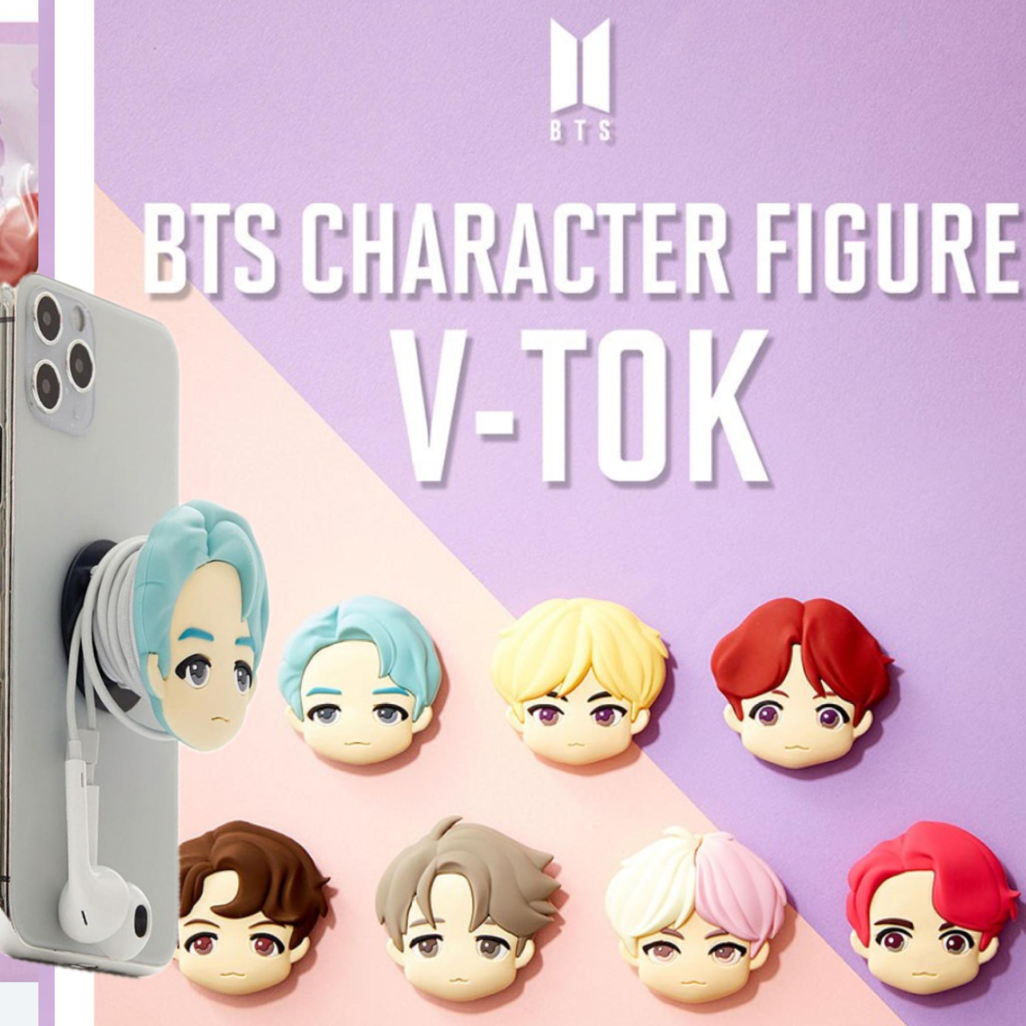 

BTS CHARACTER Фигурка V-TOK / K-POP Мобильный аксессуар Jimin