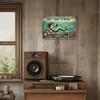 Coasterhome Meerjungfrau Ozean Wandkunst Metallschild Inspirierendes Poster