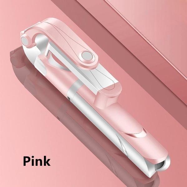 Wireless Selfie Stick Tripod Stand Bluetooth Remote Extendable Tripod for iPhone Android Mobile Phone Tiktok Live Streaming
