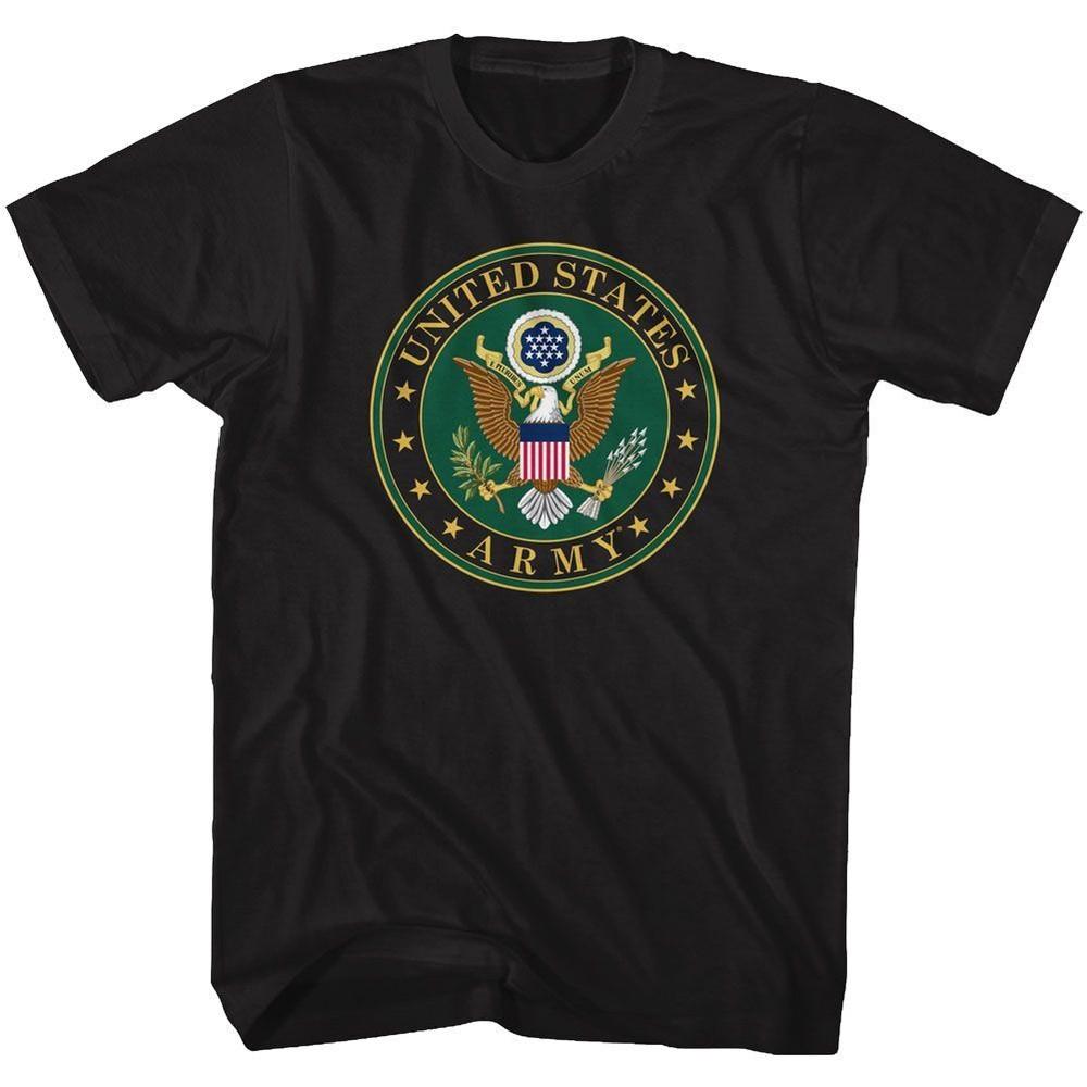 US Army Seal Black Brands Shirt L