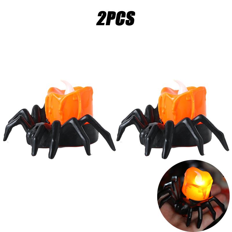 Halloween Decoration Pumpkin Lights LED Electronic Candle Lights Halloween Horror Props Night Light Home Party Gifts Decor