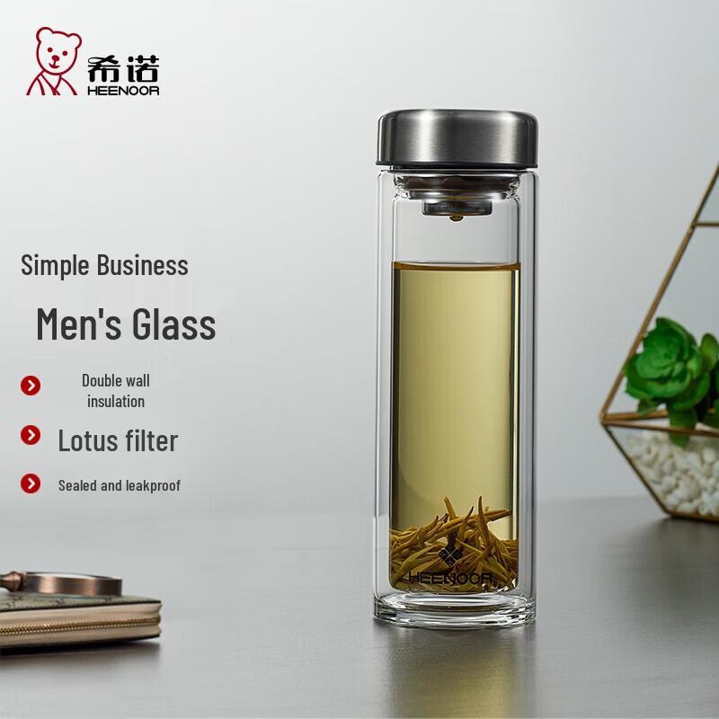 

Xinuo N6568 Double-Layer Insulated Glass Cup