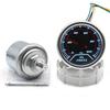 52mm Analog Led White Case Oil Pressure Gauge 12V Mechanical Pointer OIL Press Meter for Racing Smoke Len Car Accessories